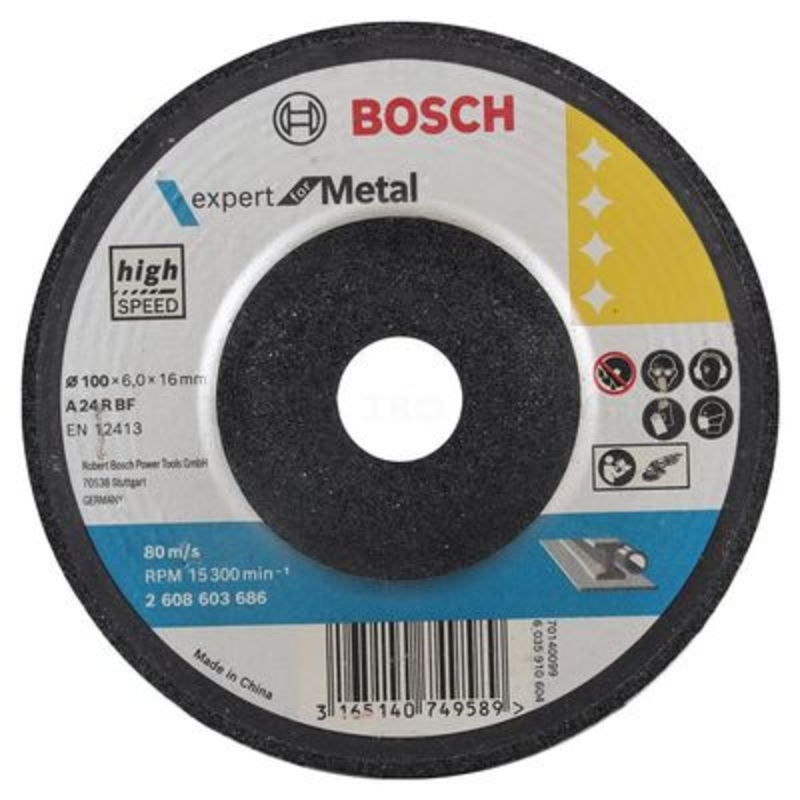 Bosch 2608603686 Grinding Disc 4" Expert for Metal