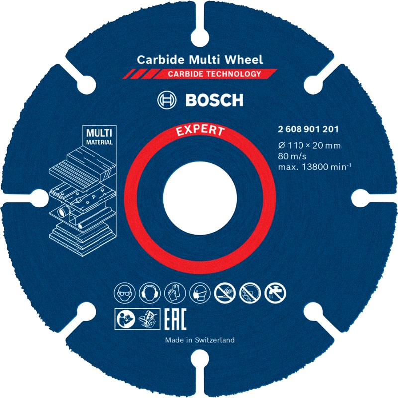 Bosch 2608901201 Expert Carbide Multi Wheel 110mm (For Marble Cutter 4")