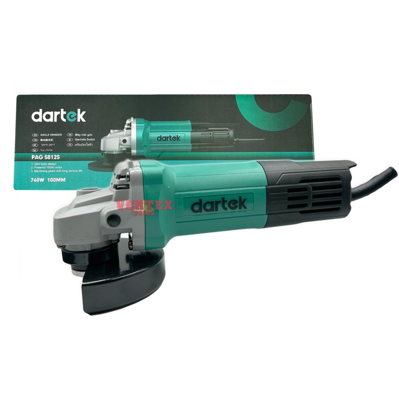 Dartek PAG 5812S Angle Grinder 4"
