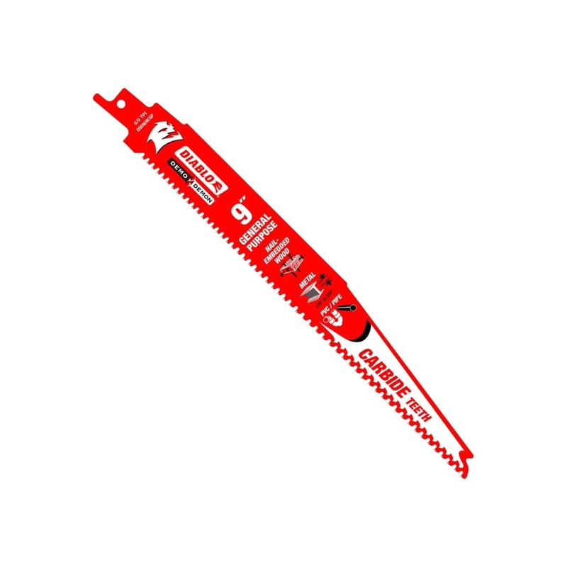 9 in. Demo Demon Carbide General Purpose Reciprocating Blade