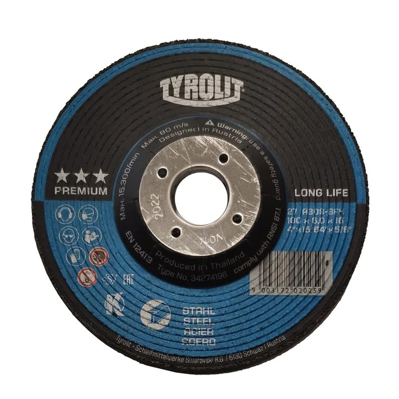 Tyrolit A30S-BFX Grinding Disc 4" [Premium]