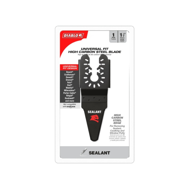 1-1/2 in. Universal Fit High Carbon Steel Oscillating Blade for Sealant Removal