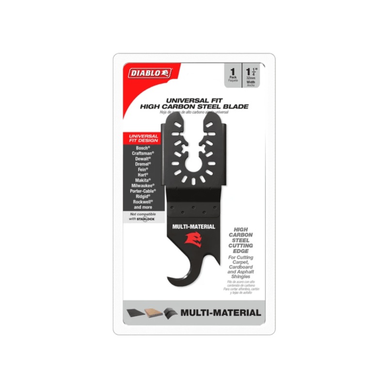 1-1/4 in. Universal Fit High Carbon Steel Oscillating Hook Knife