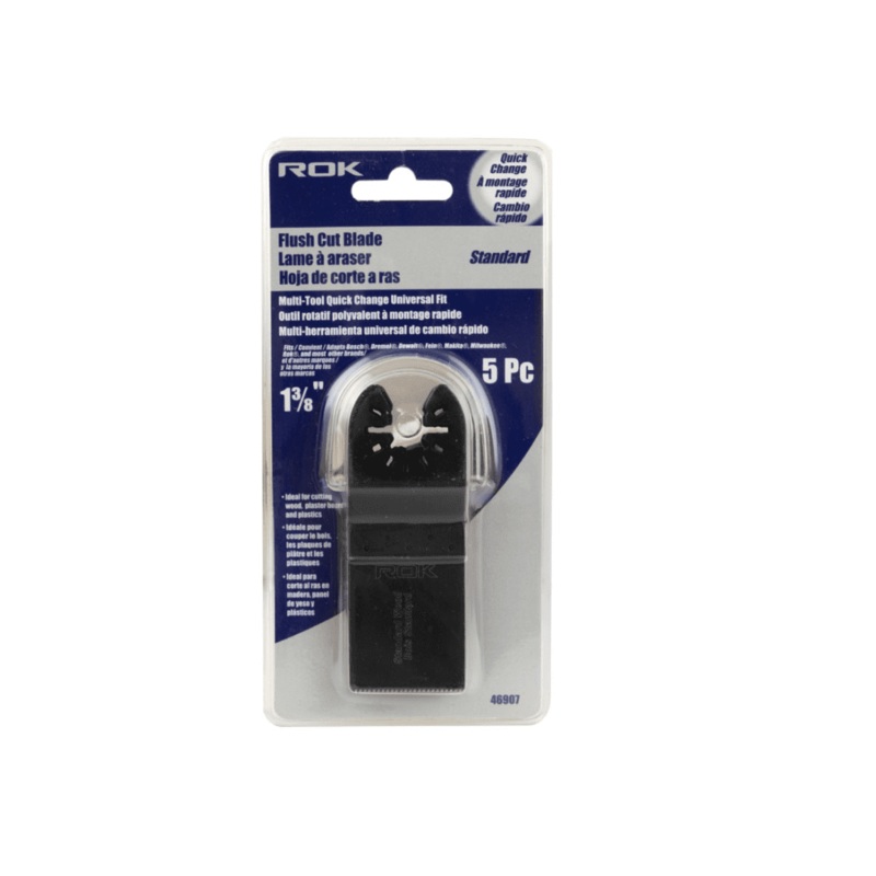 1-3/8" Standard Flush Cut Blade Q/C 5-Pack - 46907