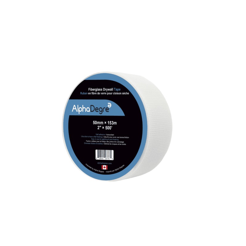 2" x 500' Alpha Degree Fiberglass Drywall Mesh Tape
