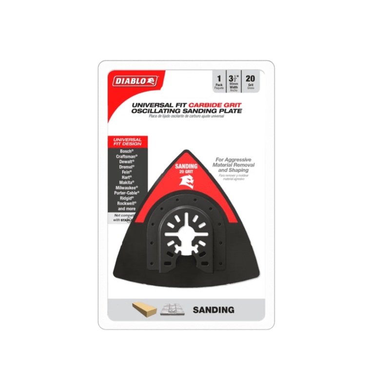 3-1/2 in. 20-Grit Universal Fit Oscillating Sanding Plate