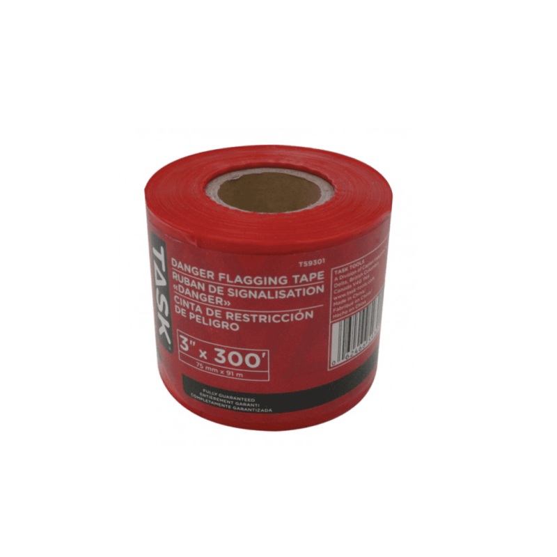 3" x 300' TASK Danger Tape - T59301