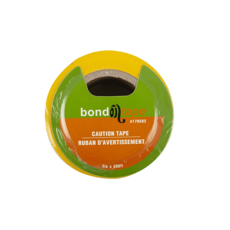 3" x 500' Barrier Caution Tape Yellow - 178502