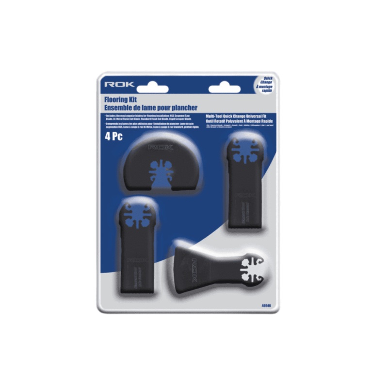 4PC Flooring Blade Kit Q/C Set - 46946
