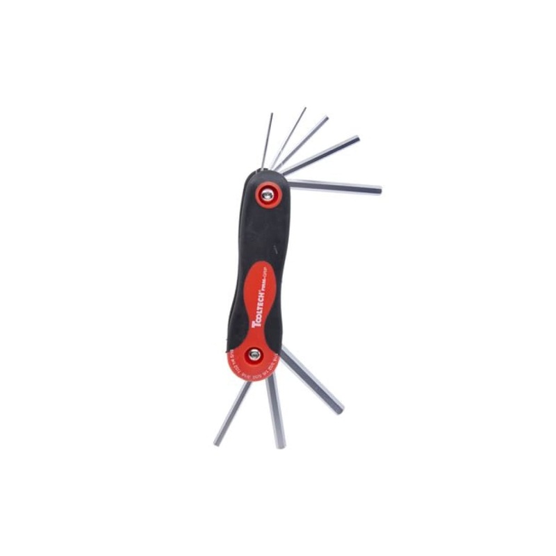 8pc Folding Hex Key Set - Sae