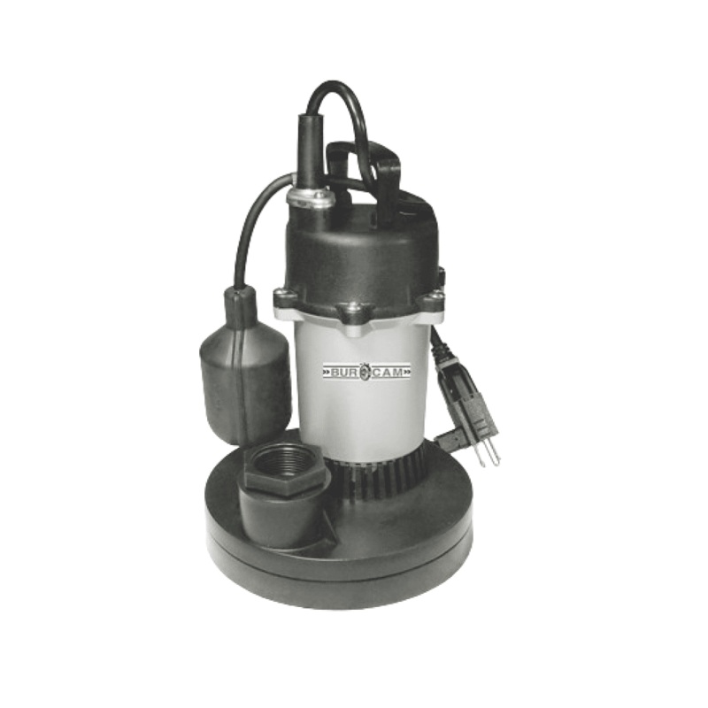 BurCam Deluxe Submersible Sump Pump 1/2HP 115V - 300700Z