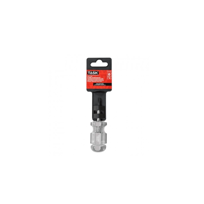 1-1/2" #2 Phillips Stubby Elite Acetate Hard Grip Screwdriver