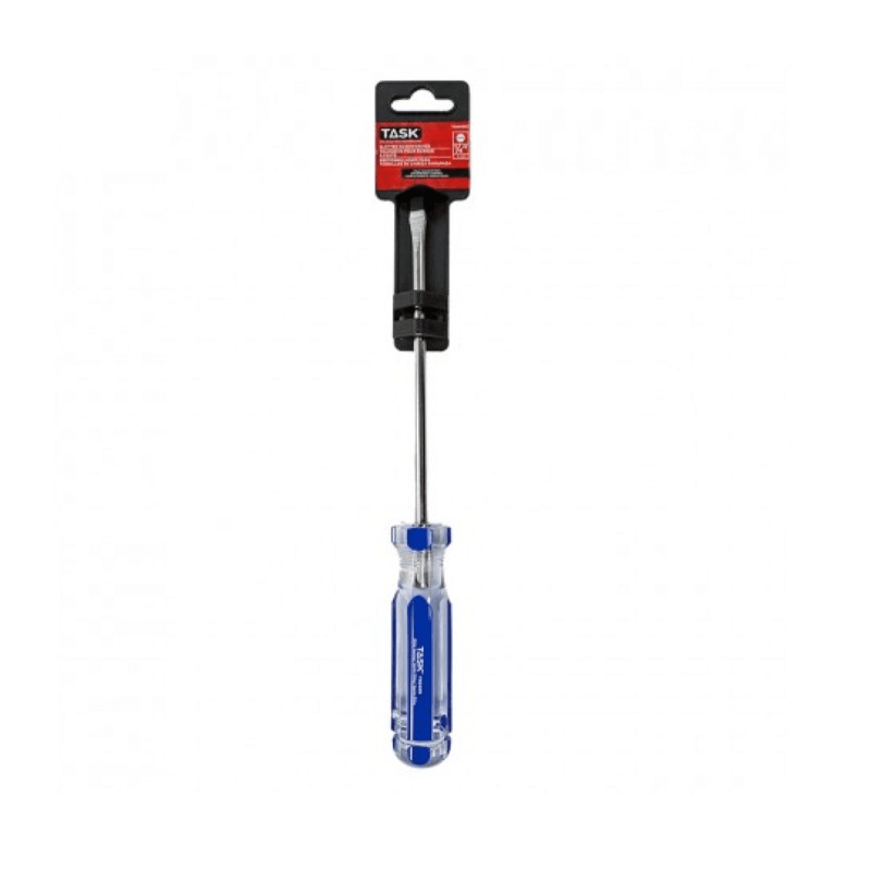 1/4" Slotted 6" Elite Acetate Hard Grip Screwdriver