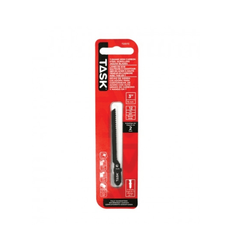 3" 12TPI T-Shank Jigsaw Blade 2-Pack