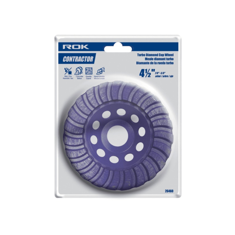 4-1/2" Diamond Cup Wheel Turbo