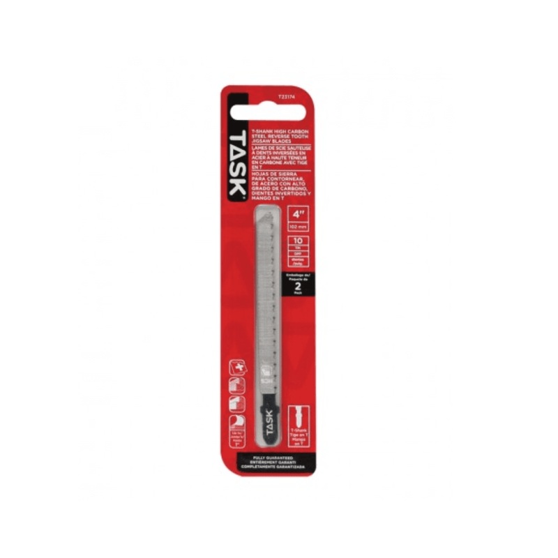 4" 10TPI T-Shank Reverse Tooth Jigsaw Blade