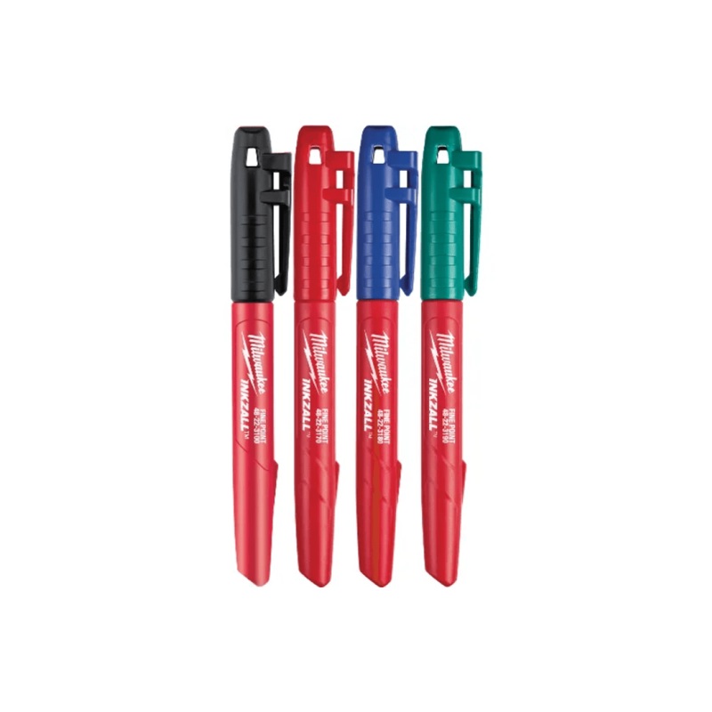 4PC INKZALL Color Fine Point Marker Set