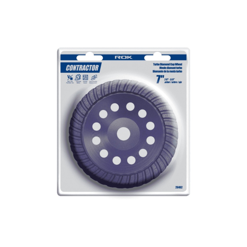 7" Diamond Cup Wheel Turbo