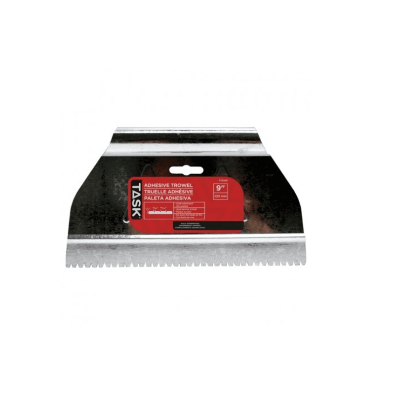 9" (1/16" x 3/64" x 13/64") V-notch Adhesive Spreader