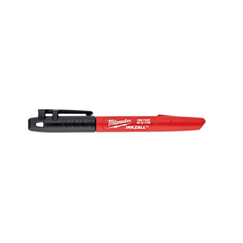 INKZALL Fine Point Black Marker 12-Pack