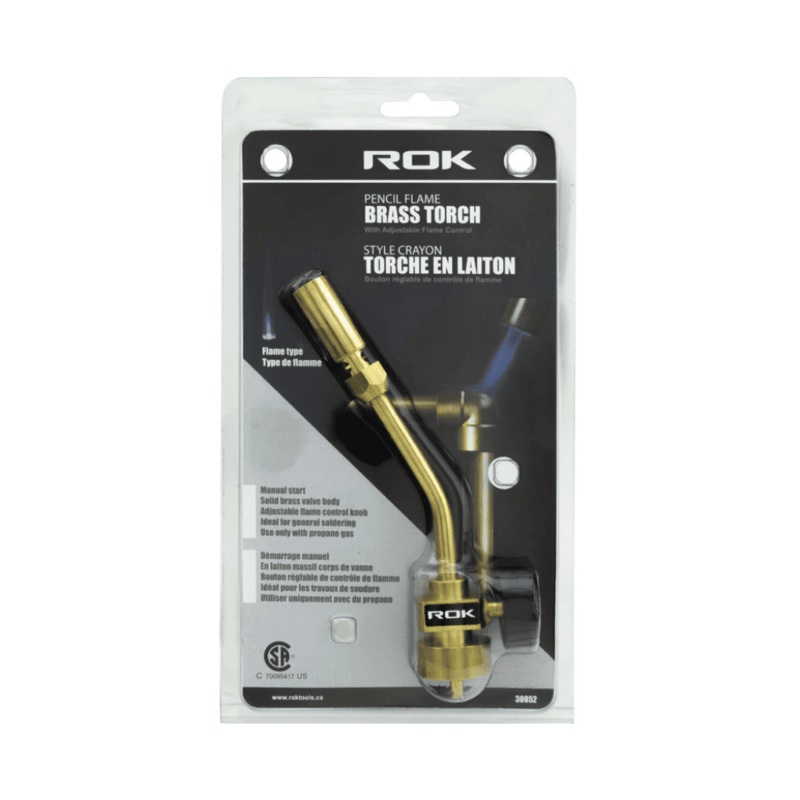 Pencil Flame Brass Torch