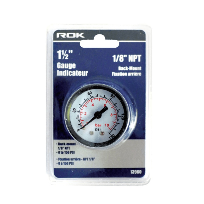 1-1/2" Gauge 1/8" NPT