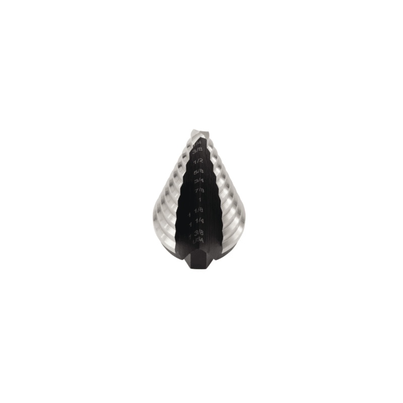 1/4"-1-3/8" #5 UNIBITA High Speed Steel Fractional Step Drill Bit