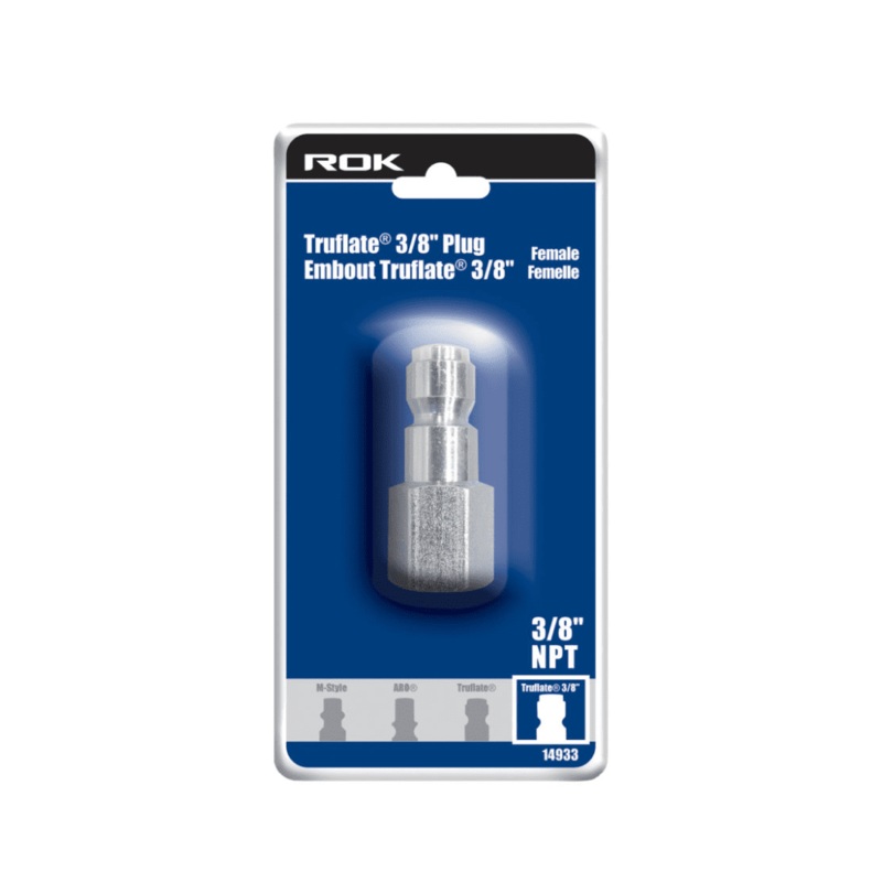 3/8" Female Plug 3/8 Auto Tru-flate