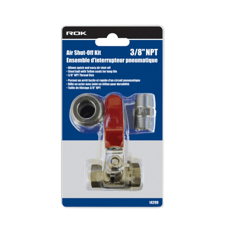 3/8" NPT Thread Air Shut Off Kit
