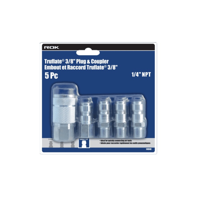 5PC 3/8" Auto Tru-flate Set