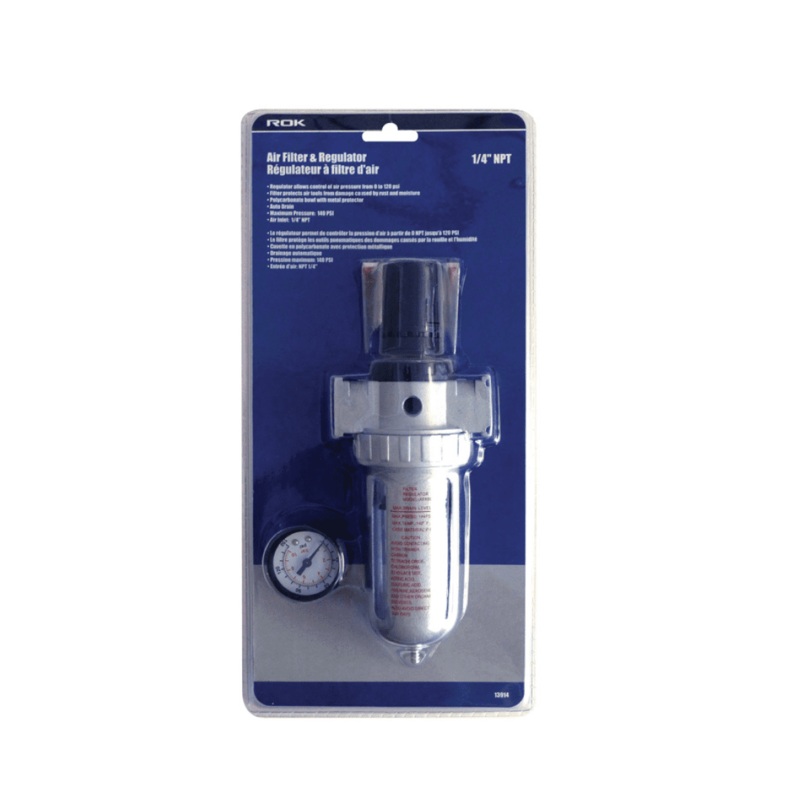 Air Filter & Regulator 1/4 NPT