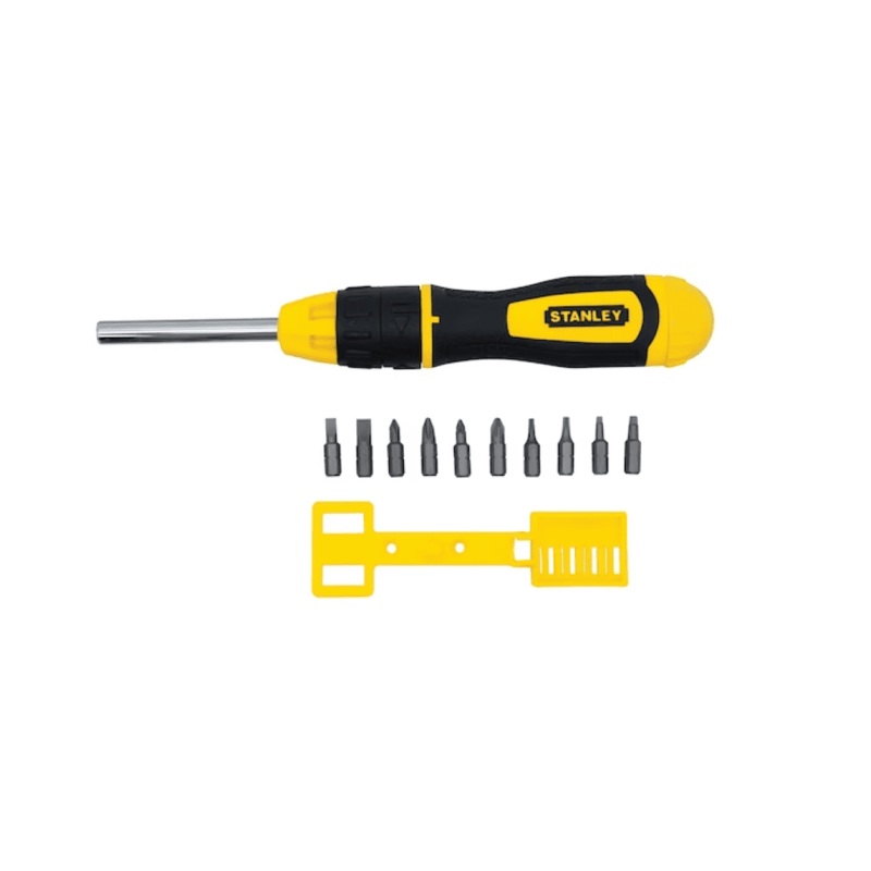 Multi-bit Ratchet Screwdriver with 10 bit