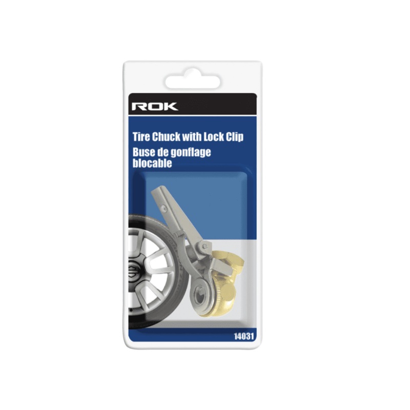 Tire Chuck With Lock Clip