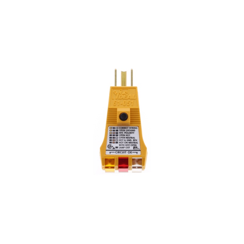 120V AC E-Z Check Plus Gfci Circuit Tester