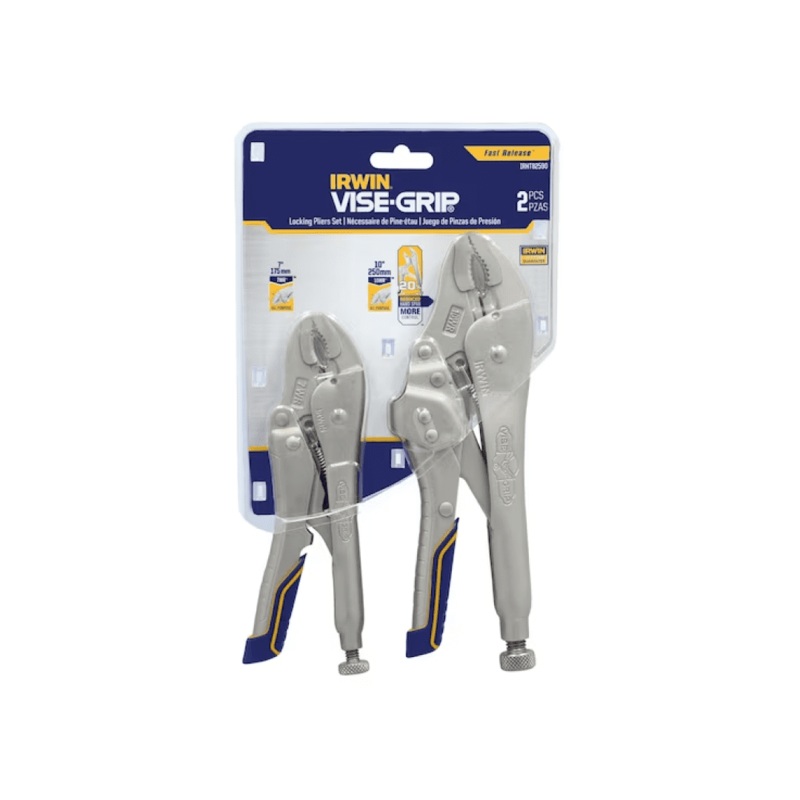 2PC VISE-GRIP Fast Release Locking Pliers Set
