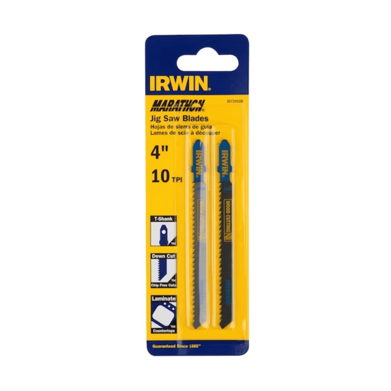 4" 10TPI T-shank Carbon Down Cut Saw Blades 2-Pack
