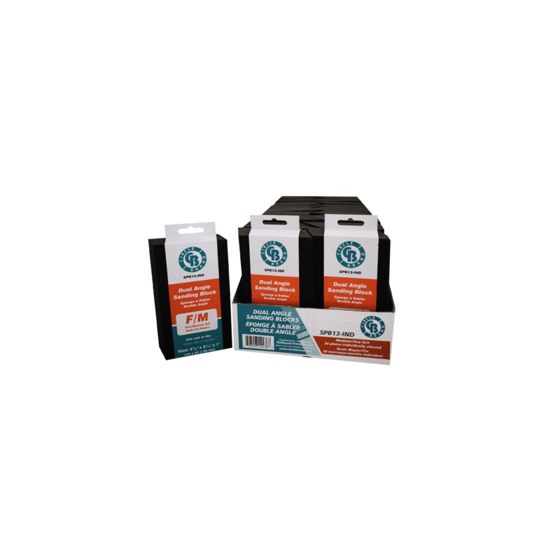 4-7/8" x 3-1/4" x 1" Dual Angle Sanding Blocks