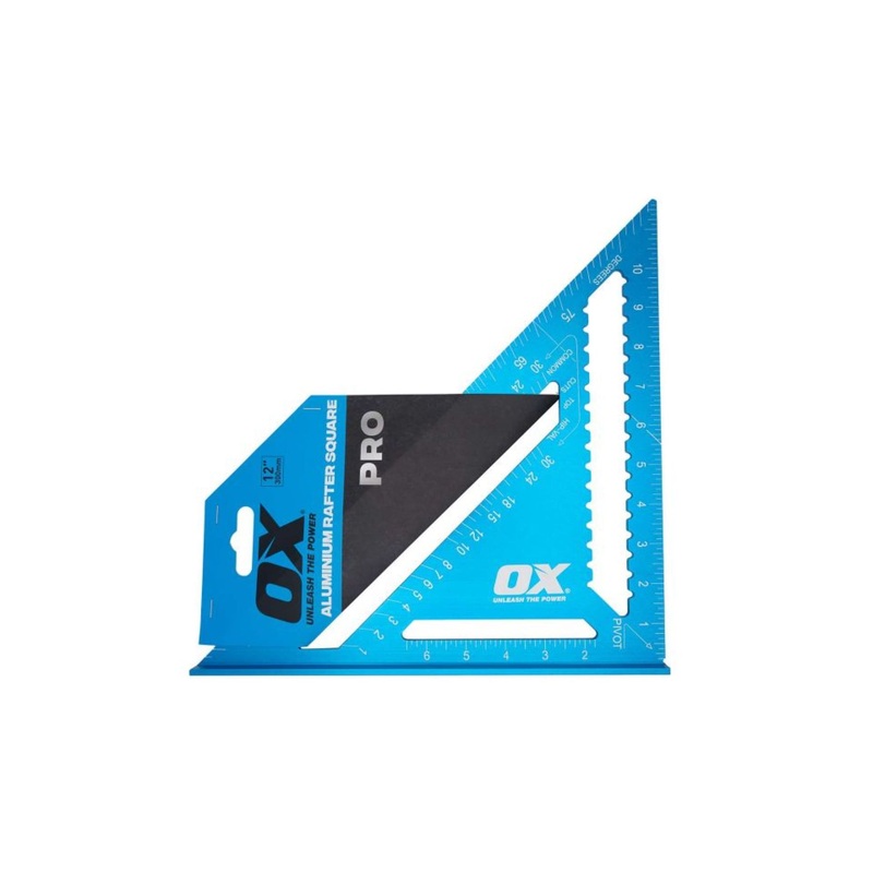 OX Pro 12-inch Aluminum Rafter Square