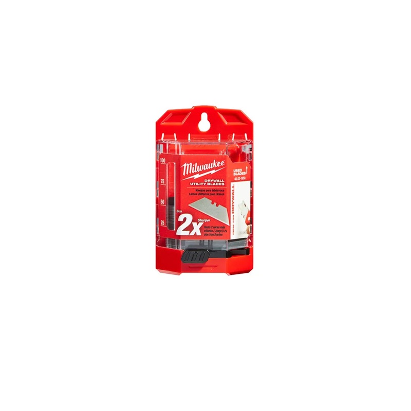 50 PC Drywall Utility Knife Blades w/ Dispenser