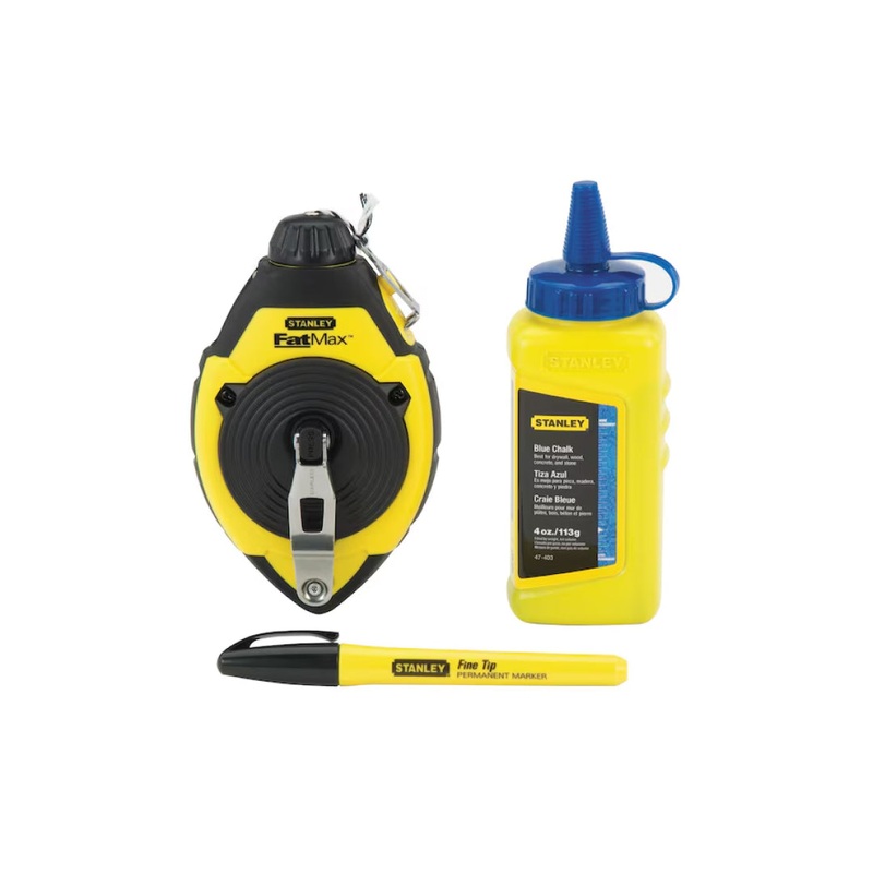 100 ft STANLEY FATMAX Chalk Line Reel Kit