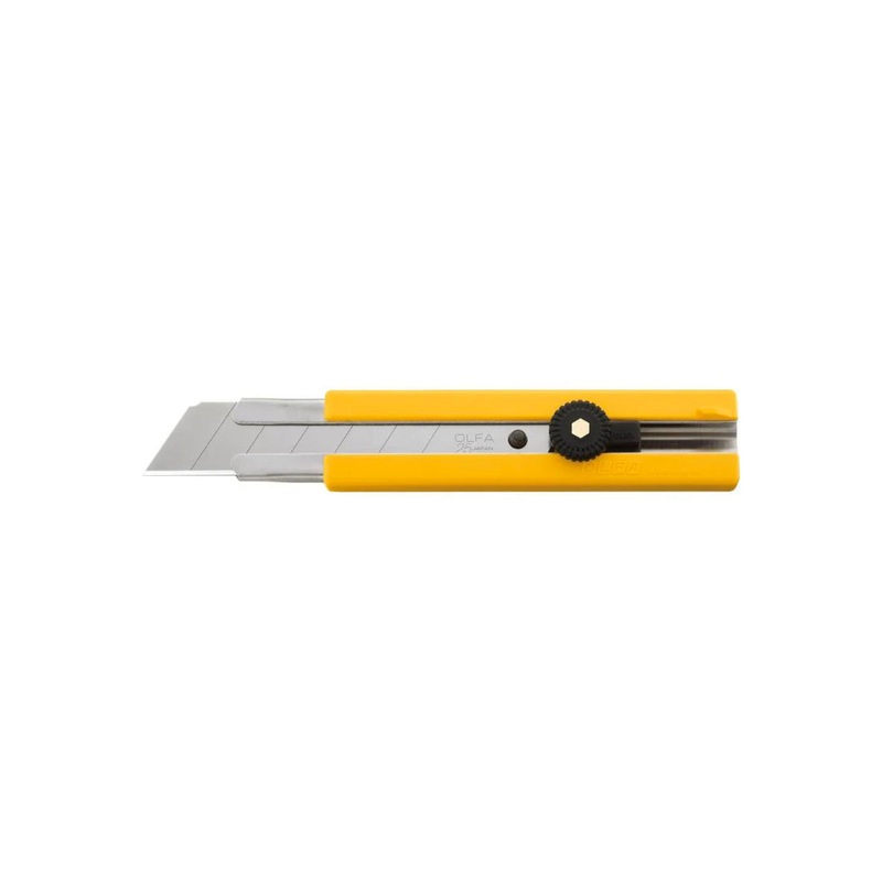 25mm H-1 Classic Extra Heavy-Duty Utility Knife with Rubber Grip Inset