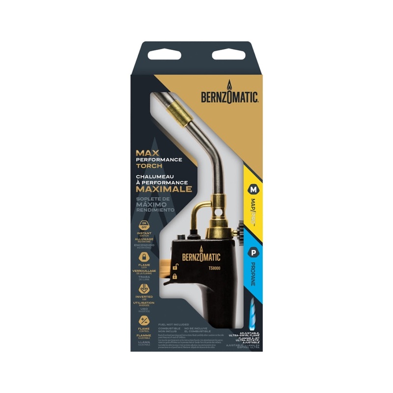 BernzOmatic TS8000 Max Heat Torch, Aluminum