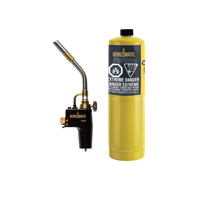 BernzOmatic TS8000KC CAN Torch Kit, Aluminum
