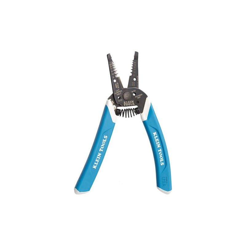 Klein-Kurve K11095 Wire Stripper, 18 to 8 AWG Solid, 20 to 10 AWG Stranded Wire