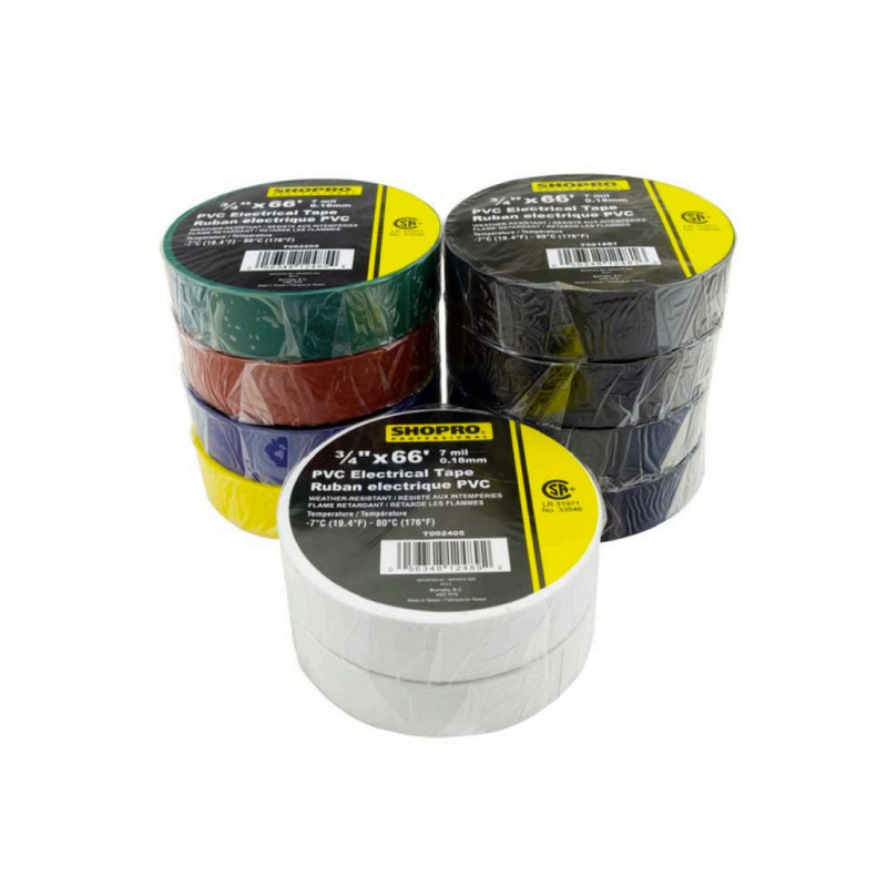 PVC Electrical Tapes 3/4" x 66'
