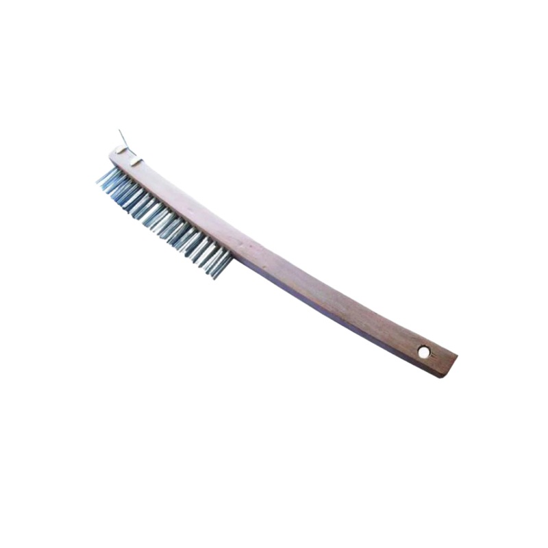 Wire Brush 3 Row Long HDL/Scraper
