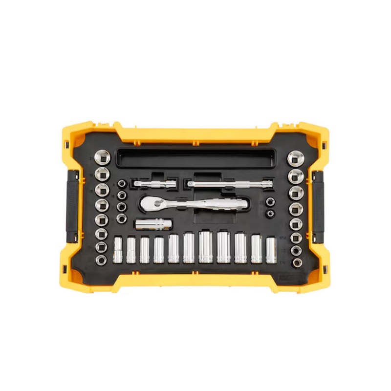 37 pc. 3/8 in. Drive Socket Set with TOUGHSYSTEM 2.0 Tray and Lid
