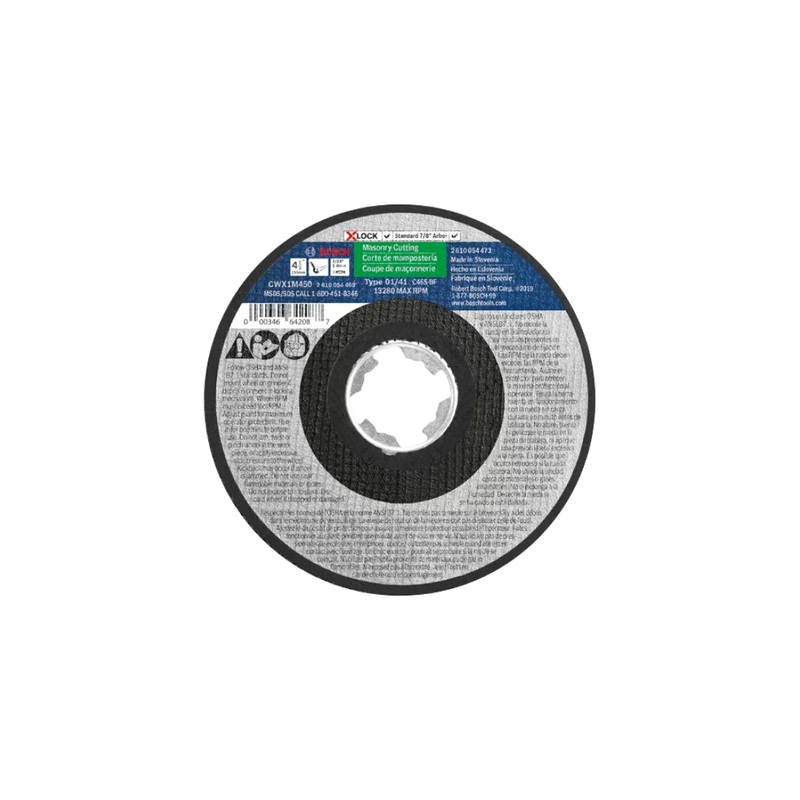 4.5" Type 1A (ISO 41) X-LOCK Small Angle Grinder Wheels