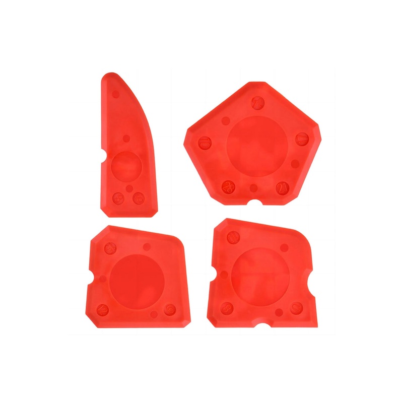 4PC Caulk & Grout Finishing Tools Kit