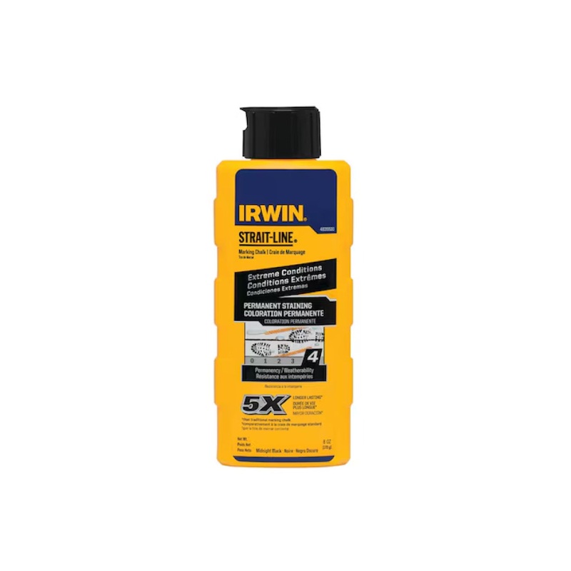 6 oz. Midnight Black Permanent Staining Marking Chalk